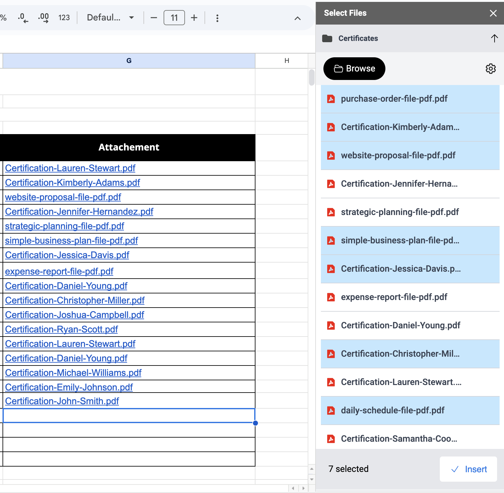 Existing File Access